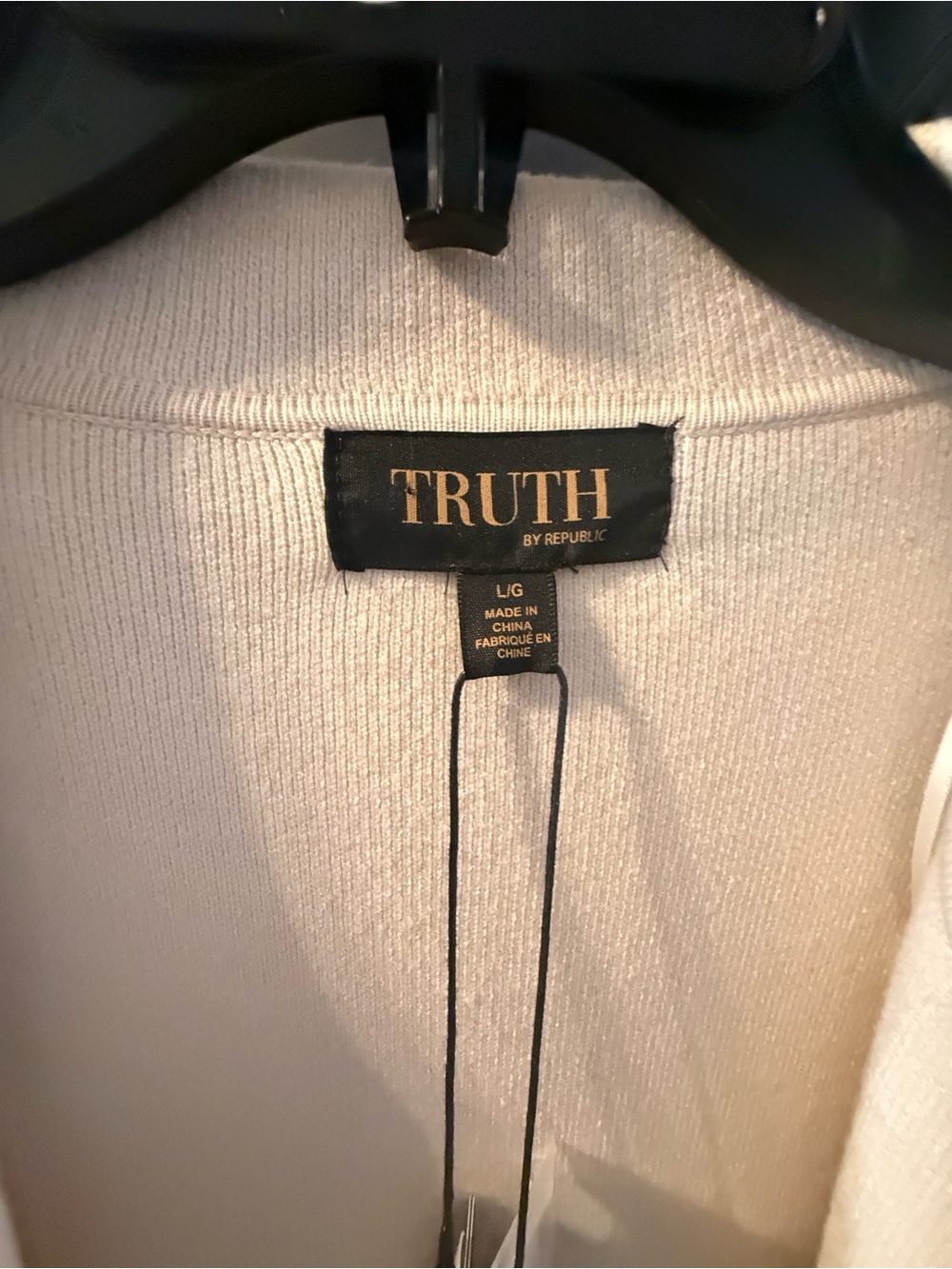 Truth Cream Utility Shacket with Button-Front Pockets - Picture 5 of 6